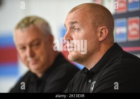 York, Angleterre -14th septembre 2022 - Rugby League Betfred Super League , Wakefield Trinity New Coach Appointment Press Confance at LNER Community Stadium, York, Royaume-Uni Banque D'Images