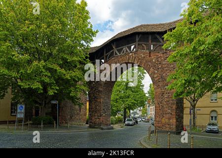 Raschitor, Stadtmauer *** Légende locale *** Europe, Allemagne, Rhénanie-Palatinat, Worms, Karolingerstraße, Schum-Stadt, Raschitor, mur de la ville, vue, Banque D'Images