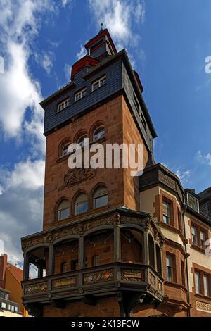 Haus, historisch, Marinspforte *** Légende locale *** Europe, Allemagne, Rhénanie-Palatinat, Worms, Kämmererstraße, Schum-City, maison, historique, Ma Banque D'Images