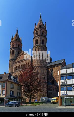 Dom Sankt Peter, erbaut 12. Jahrhundert *** Légende locale *** Europe, Allemagne, Rhénanie-Palatinat, Worms, Marketplace, Schum-City, cathédrale Saint-PE Banque D'Images