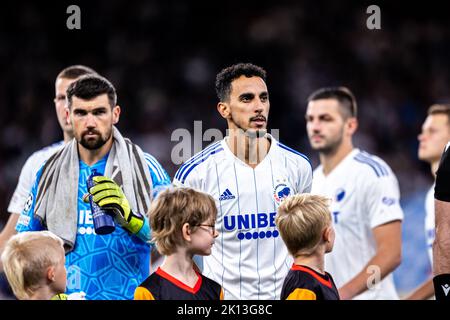 Copenhague, Danemark. 14th septembre 2022. Zeeca (10) du FC Copenhagen vu lors du match de la Ligue des champions de l'UEFA entre le FC Copenhagen et le FC Sevilla à Parken à Copenhague. (Crédit photo : Gonzales photo/Alamy Live News Banque D'Images