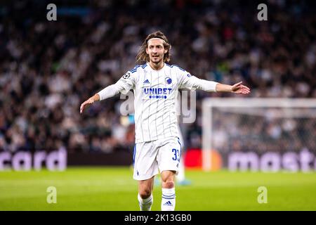 Copenhague, Danemark. 14th septembre 2022. Rasmus Falk (33) du FC Copenhague vu lors du match de la Ligue des champions de l'UEFA entre le FC Copenhague et le FC Sevilla à Parken à Copenhague. (Crédit photo : Gonzales photo/Alamy Live News Banque D'Images