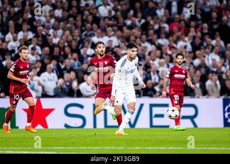Copenhague, Danemark. 14th septembre 2022. Kevin diks (2) du FC Copenhague vu lors du match de la Ligue des champions de l'UEFA entre le FC Copenhague et le FC Sevilla à Parken à Copenhague. (Crédit photo : Gonzales photo/Alamy Live News Banque D'Images