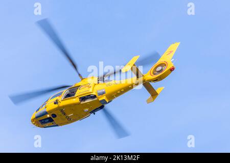 Pays-Bas Coastguard Eurocopter EC145, Rotterdam, pays-Bas Banque D'Images