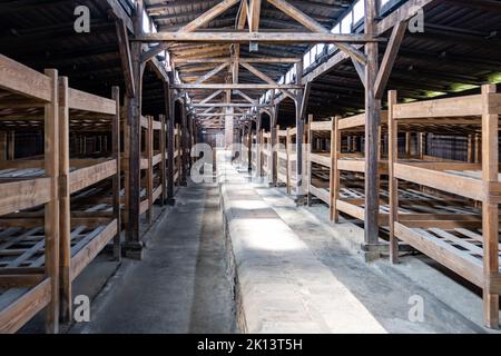 Konzentrationslager Vernichtungslager Auschwitz-Birkenau Banque D'Images