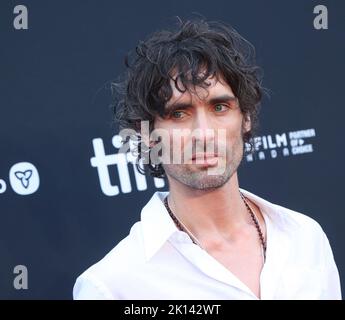 Toronto, Canada. 14th septembre 2022. Tyson Ritter arrive à la première de la « fille du prisonnier » lors du Festival international du film de Toronto 2022 qui s'est tenu au Roy Thomson Hall on 14 septembre 2022 à Toronto, Canada © JPA/AFF-USA.COM crédit: AFF/Alamy Live News Banque D'Images