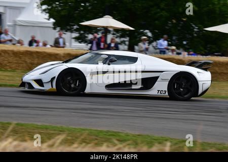 Koenigsegg Regera TC3, Michelin Supercar Run, une occasion de voir, d'entendre et de se rapprocher des voitures les plus prestigieuses au monde, et pour quelques-uns chanceux Banque D'Images