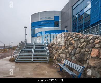 Nunavut Justice Centre (palais de justice) à Iqaluit, Nunavut, Canada Banque D'Images