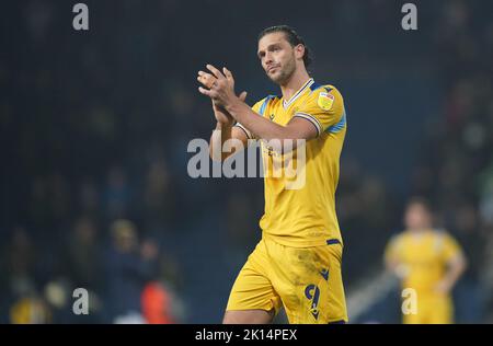 Photo du dossier datée du 11-12-2021 de l'ancien attaquant de l'Angleterre Andy Carroll, qui est retourné à Reading pour un deuxième sort. Date de publication : jeudi 15 septembre 2022. Banque D'Images