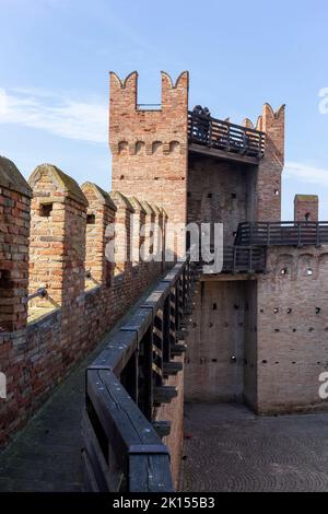 Château de Gradara, Marche, Italie Banque D'Images