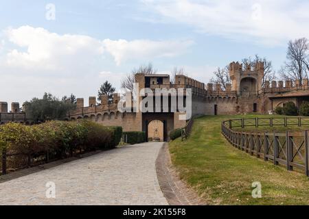 Château de Gradara, Marche, Italie Banque D'Images