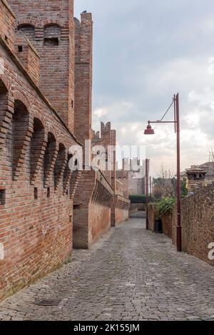 Château de Gradara, Marche, Italie Banque D'Images