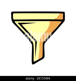 Icône de filtre isolée sur fond blanc de la collection Essentials. Icône de filtre symbole de filtre tendance et moderne pour logo, web, app, UI. Icône de filtre s Banque D'Images