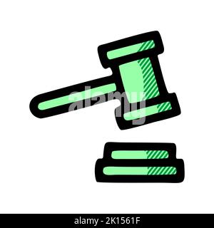 icône de loi isolée sur fond blanc de la collection de copyright. icône de loi tendance et moderne symbole de loi pour logo, icône de loi signe simple. icône de loi plat v Banque D'Images