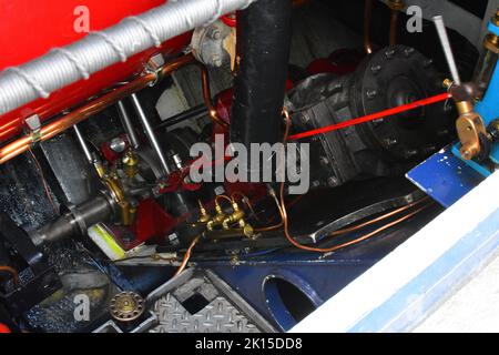 Moteur sur le bateau à vapeur Gondola Coniston Lake District Banque D'Images