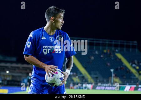 Martin Satriano du FC Empoli pendant la série Un match entre Empoli et Roma au Stadio Carlo Castellani, Empoli, Italie, le 12 septembre 2022. Photo par Banque D'Images