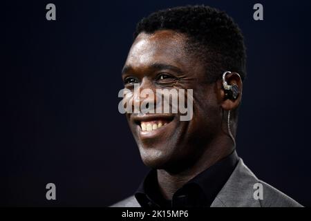 Turin, Italie. 14 septembre 2022. Clarence Seedorf sourit avant le match de football de l'UEFA Champions League entre Juventus FC et SL Benfica. Credit: Nicolò Campo/Alay Live News Banque D'Images
