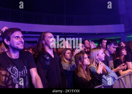 Riga, Lettonie. 15th septembre 2022. Le groupe suédois OPETH se produit au Palladium Riga. Credit: Gints Ivuskans/Alamy Live News Banque D'Images