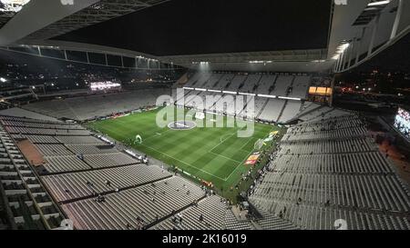 Sao Paulo, Brésil. 15th septembre 2022. SP - Sao Paulo - 09/15/2022 - COPA DO BRASIL 2022, CORINTHIENS X FLUMINENSE - vue générale du stade Arena Corinthiens pour le match entre Corinthiens et Fluminense pour le championnat Copa do Brasil 2022. Photo: Ettore Chiereguini/AGIF/Sipa USA crédit: SIPA USA/Alay Live News Banque D'Images