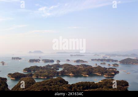Vue panoramique sur 99 îles Banque D'Images