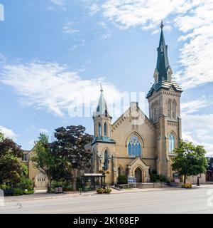 Richmond Hill United Church, rue Yonge, Richmond Hill (Ontario), Canada Banque D'Images