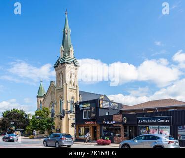 Richmond Hill United Church, rue Yonge, Richmond Hill (Ontario), Canada Banque D'Images