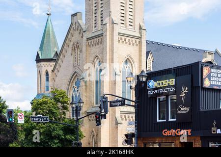 Richmond Hill United Church, rue Yonge, Richmond Hill (Ontario), Canada Banque D'Images