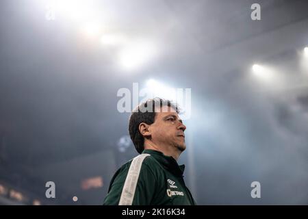 Sao Paulo, Brésil. 15th septembre 2022. SÃO PAULO, SP - 15.09.2022: CORINTHIENS X FLUMINENSE - Fernando Diniz pendant le match entre Corinthiens x Fluminense tenu à Neo Química Arena à São Paulo, SP. Le match est le deuxième pour la demi-finale Copa do Brasil 2022. (Photo: Marco Galvão/Fotoarena) Credit: Foto Arena LTDA/Alay Live News Banque D'Images