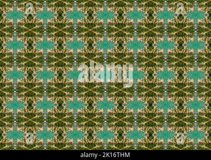 Tissu matelassé doux de formes géométriques avec motif répétitif sans couture. Illustration créative artistique. Banque D'Images