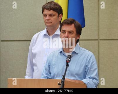 Non exclusif: ODESA, UKRAINE - 15 SEPTEMBRE 2022 - Vice-Premier Ministre, Ministre des Affaires étrangères et de l'intégration européenne de la République du Mo Banque D'Images