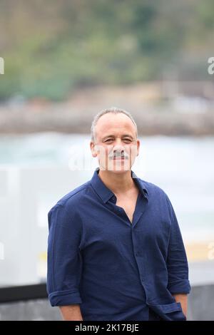 Donostia / San Sebastian. Espagne. 20220916, Javier Gutierrez a assisté à la "prison 77" Photocall pendant 70th Festival International du film de San Sebastian au Palais Kursaal sur 16 septembre 2022 à Donostia / San Sebastian, Espagne crédit: MPG/Alamy Live News Banque D'Images