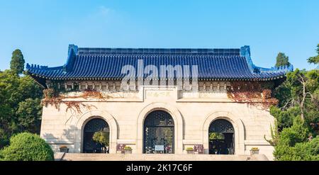 Paysage du mausolée de Zhongshan à Nanjing, province de Jiangsu, Chine Banque D'Images