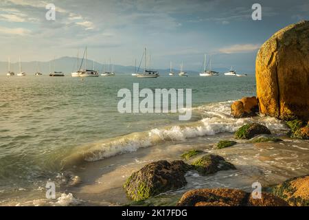 Paysage paisible à Florianopolis, Santa Catarina, sud du Brésil Banque D'Images