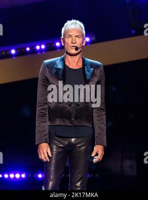 Nashville, États-Unis. 12th septembre 2022. Sting se produit pendant les CMT Giants : Vince Gill au Fisher Center for the Performing Arts sur 12 septembre 2022 à Nashville, Tennessee. Photo: Amiee Stubbs crédit: Imagespace/Alamy Live News Banque D'Images