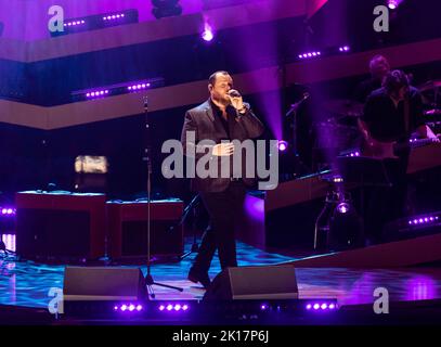 Nashville, États-Unis. 12th septembre 2022. Luke Combs se produit pendant le CMT Giants: Vince Gill au Centre Fisher pour les arts de la scène sur 12 septembre 2022 à Nashville, Tennessee. Photo: Amiee Stubbs/Sipa USA crédit: SIPA USA/Alay Live News Banque D'Images