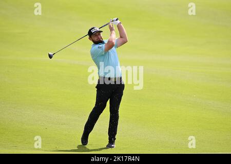 Rome, Italie. 16th septembre 2022. Tyrrell Hatton pendant 79 Open d'Italia Golf Match, Marco Simone Golf Club, 16 septembre 2022 (photo par AllShotLive/Sipa USA) crédit: SIPA USA/Alay Live News crédit: SIPA USA/Alay Live News Banque D'Images