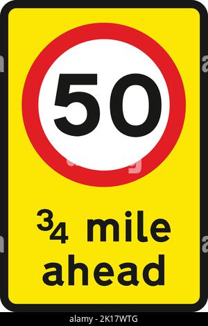 La limite de vitesse obligatoire devant vous, le panneau de signalisation routière, les panneaux donnant des ordres, les panneaux avec des cercles rouges sont pour la plupart prohibitifs. Plaques sous les signes qua Illustration de Vecteur