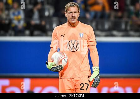 Bruxelles, Belgique. 15th septembre 2022. Johan DAHLIN de Malmö lors de l'UEFA Europa League, match de football du Groupe D entre l'Union Royale Saint Gilloise et Malmo FF sur 15 septembre 2022 au King Power au Stade Den Dreef de Louvain, Belgique - photo Matthieu Mirville / DPPI crédit: DPPI Media / Alay Live News Banque D'Images