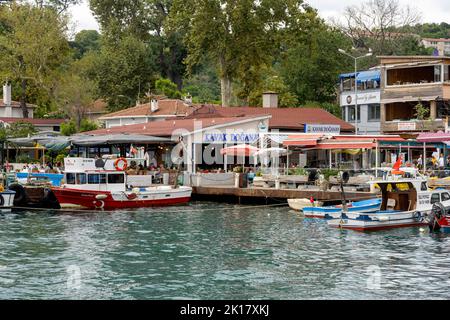 Türkei, Istanbul, Beykoz, Anadolu Kavagi Banque D'Images