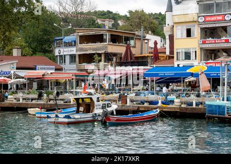 Türkei, Istanbul, Beykoz, Anadolu Kavagi Banque D'Images