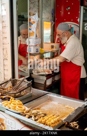 Türkei, Istanbul, Beykoz, Anadolu Kavagi, nourriture et boissons Banque D'Images