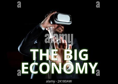 Symbole de texte indiquant adapter aux modifications. Concept signification Finances mondiales marché mondial échange d'argent Banque D'Images