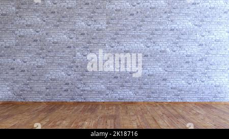 Texture de grunge de mur de brique blanche, ancienne texture de grunge de mur de brique blanche gris fond de conception, mur blanc 3D rendu Banque D'Images