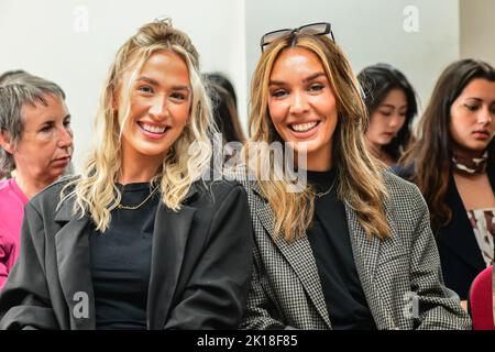 Londres, Royaume-Uni. 16th septembre 2022. SOHUMAN - LFW SE23 à Scepter court, Tower Hill, Londres, Royaume-Uni. - 16 septembre 2022. Crédit : voir Li/Picture Capital/Alamy Live News Banque D'Images