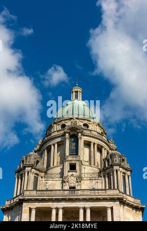 Ashton Memorial à Williamson Park Lancaster Lancashire Angleterre Royaume-Uni construit par Lord Ashton, conçu par John Belcher dans le style baroque édouardien en 1909. Banque D'Images