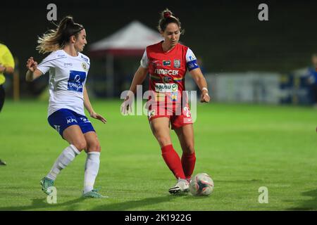 Jasmin Eder (SKN St Polten) en action pendant la Planet Pure Frauen Bundesliga Match First Vienna FC vs SKN St Polten (Tom Seiss/ SPP) Credit: SPP Sport Press photo. /Alamy Live News Banque D'Images