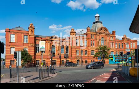 Le centre de Conway, la rue Conway, Birkenhead, le Wirral. Image prise le 1st septembre 2022. Banque D'Images