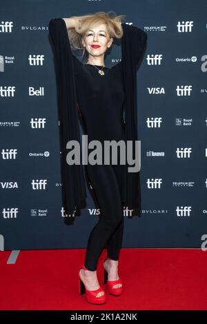 Toronto, Canada. 13th septembre 2022. Anna Fishbeyn assiste à la projection de « Galaxy 360 » au cinéma TIFF Bell Lightbox pendant le marché du Festival international du film de Toronto. (Photo de Shawn Goldberg/SOPA Images/Sipa USA) Credit: SIPA USA/Alay Live News Banque D'Images