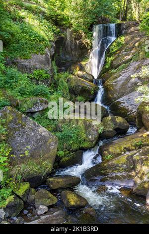 Die Triberger Wasserfälle, Triberg im Schwarzwald, Bade-Wurtemberg, Allemagne | les cascades de Triberg, Triberg im Schwarzwald, Forêt Noire, Bad Banque D'Images