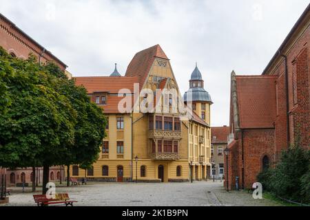 Nauen, une ville de Brandeburg Allemagne Banque D'Images